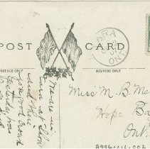 Wollen Mills on Sauble River, Tara. Ont., back